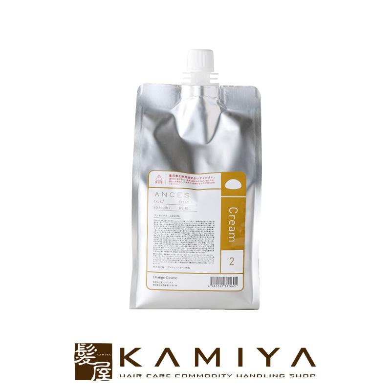 オレンジコスメ アンセス 2液 クリーム BS10 1000g|酸性 パーマ