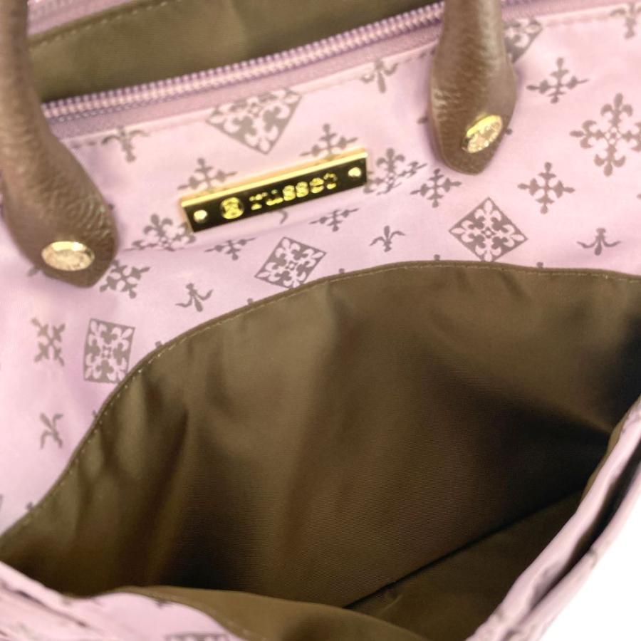 russet（ラシット） ハンドバッグ 総柄/ラベンダー/ブラウン/russet