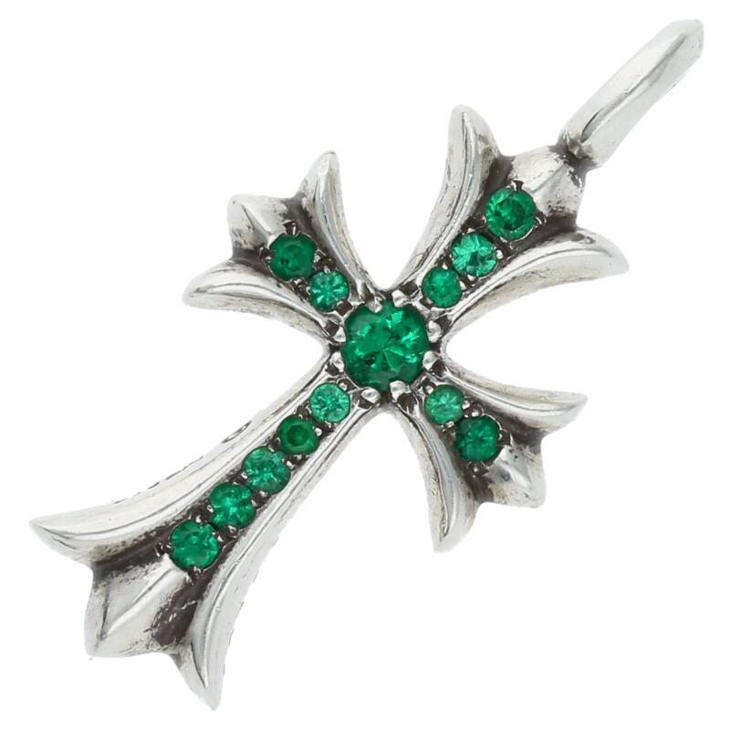 CHROME HEARTS（クロムハーツ） ネックレストップ TNY CRSF P/EMRLD