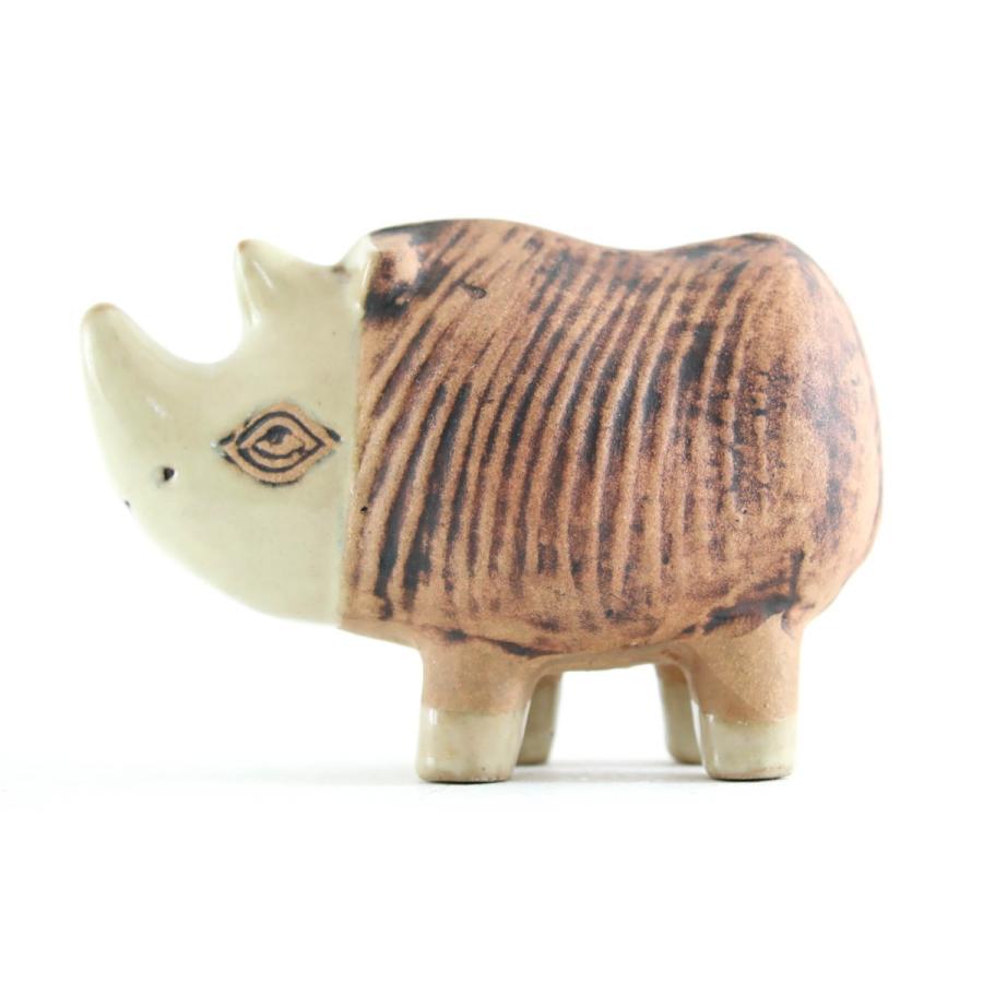 ダメージ品】Lisa Larson リサ ラーソン Menageri Noshorning サイ