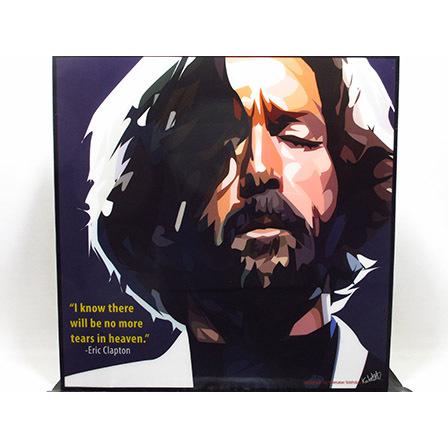 新品 No 474】ポップアートパネル エリック クラプトン : ポップアート