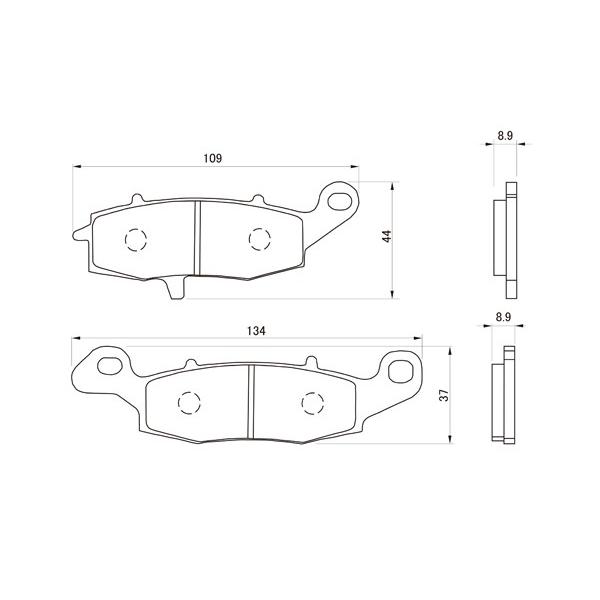 DAYTONA（デイトナ） ブレーキパッド 060 ハイパーパッド (FR