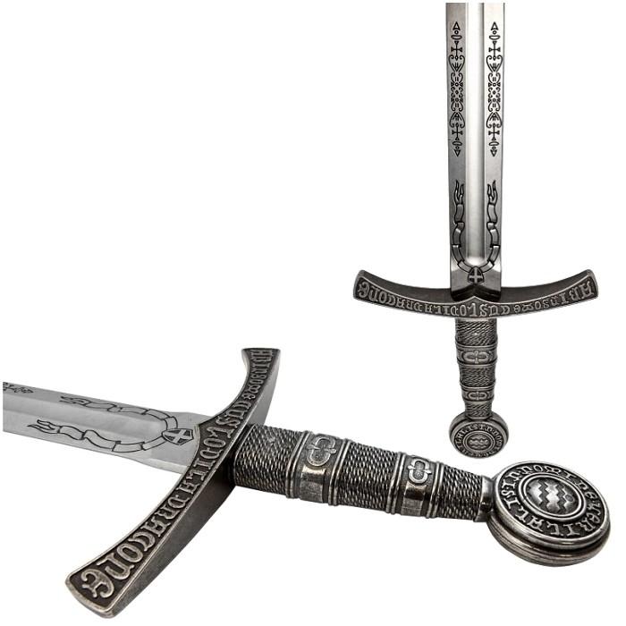 DENIX メディーバルソード ブラウン/シルバー フランス 6202