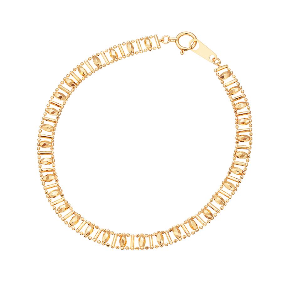 ジュエリーツツミ K18イエローゴールドブレスレット : ジュエリー