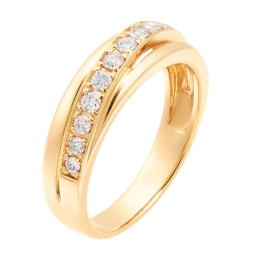 ジュエリーツツミ K18イエローゴールドダイヤモンドリング