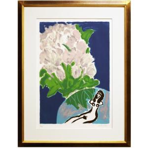 花 絵画 リトグラフ 版画 インテリア プレゼント ミッシェル・グール