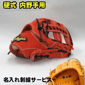 久保田スラッガー（KUBOTA SLUGGER） 硬式グローブ KSN-M00 オレンジ