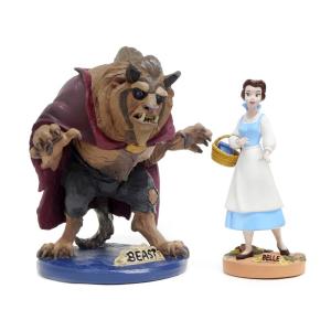美女と野獣 ベル&ビースト 1992年 ヴィンテージ フィギュアリン 2点