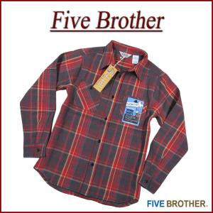 ファイブブラザー FIVE BROTHER 80s キルティング ネルシャツ 三角タグ