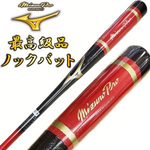 MIZUNO（ミズノ） ブルー×ホワイト ミズノプロ 野球 木製 ノックバット