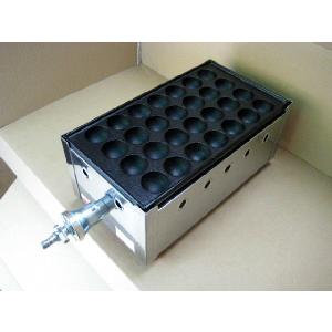 業務用 たこ焼き器 1丁掛 [18穴x1連] (プロパンガス用) : MDS01