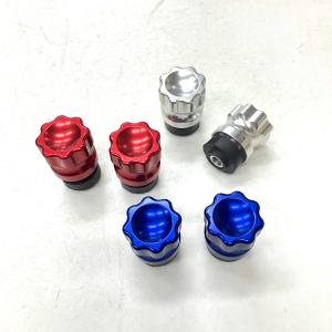 現品 アルミロッカーカバーボルトセット・レッドアルマイト : ミニ