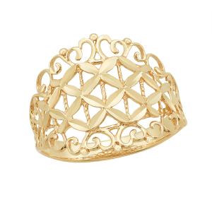 ジュエリーツツミ K10ホワイトゴールドダイヤモンドリング