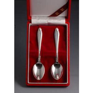 銀製カトラリー「鶴亀」スプーンセット : 銀食器・銀製器の老舗上田