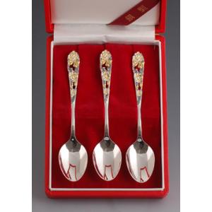 本七宝・誕生花スプーン6本入・銀製品・銀食器 : 銀食器・銀製器の老舗