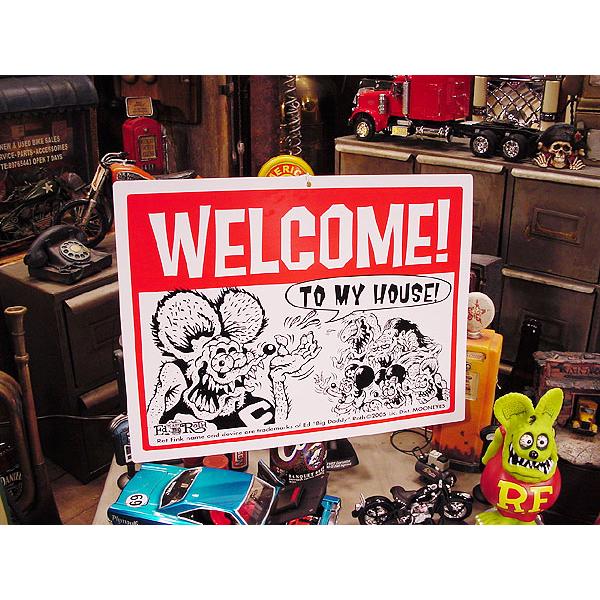 RAT FINK（ラットフィンク） ウェルカムプレート アメリカ雑貨