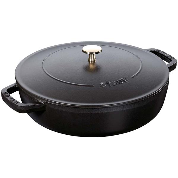 ストウブ（STAUB） ブレイザーソテーパン 24cm ブラック : 厨房市場