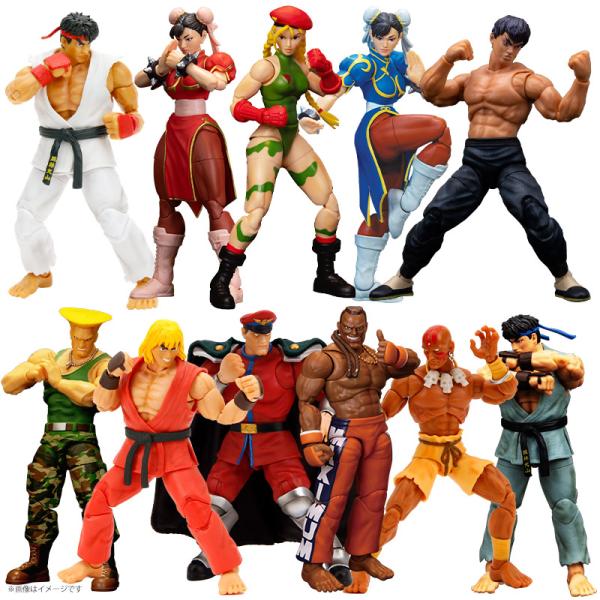JADAtoys ストリートファイター アクションフィギュア 1/12 スケール