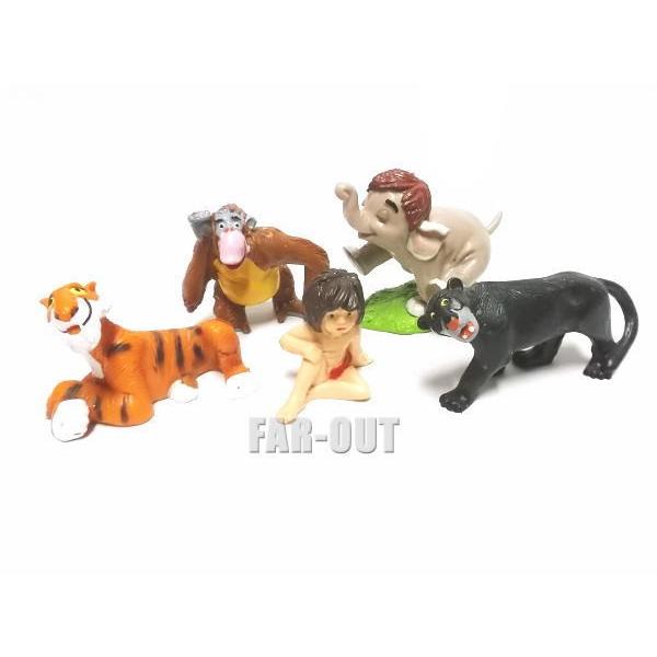 ジャングルブック PVCフィギュア 5点セット 1980年代 ディズニー : FAR