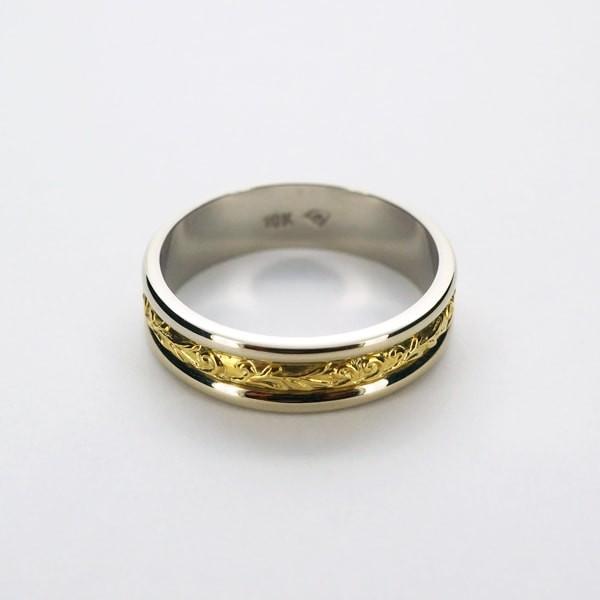 限定1点】 トレソロ K18 イエロー・ホワイトゴールド リング カナダ製