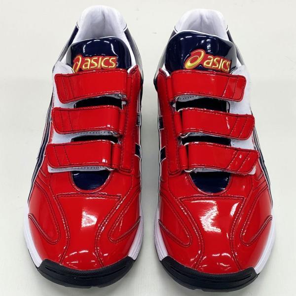 ASICS（アシックス） 【サイズ交換送料無料】ネイビー×レッド 野球
