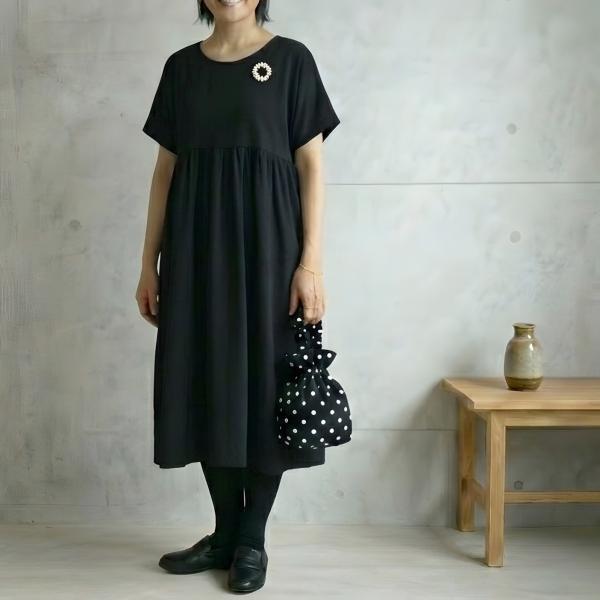 チュニック ワンピース 大きいサイズ ナチュラル 40代 50代 夏 秋 大人