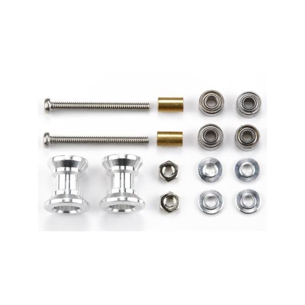 ミニ四駆 タミヤ 15403 2段アルミローラーセット 9-8mm : グるグる