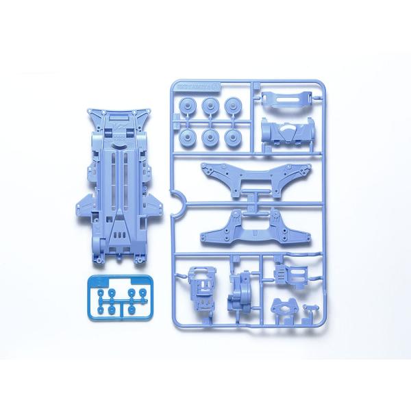 ミニ四駆 タミヤ 95629 VZカラーシャーシセット (パステルブルー) : グ