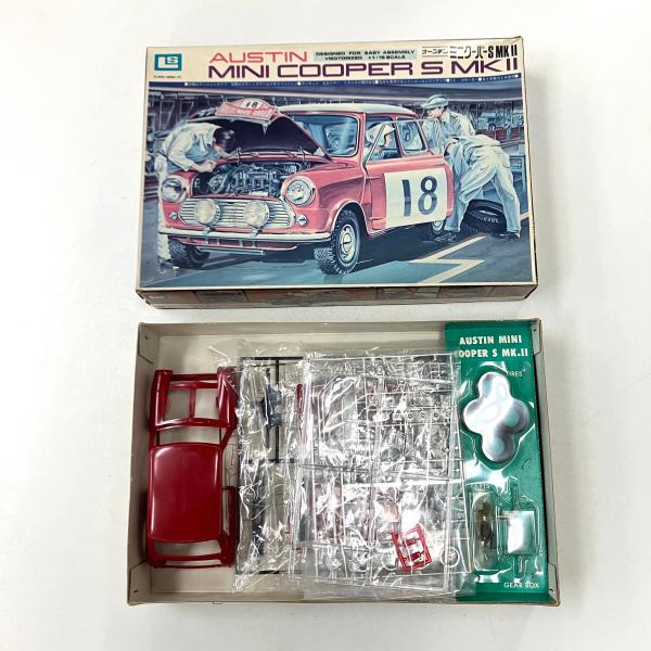 現品 新品 エルエス 1/16 オースチン ミニクーパー S MK2 プラモデル