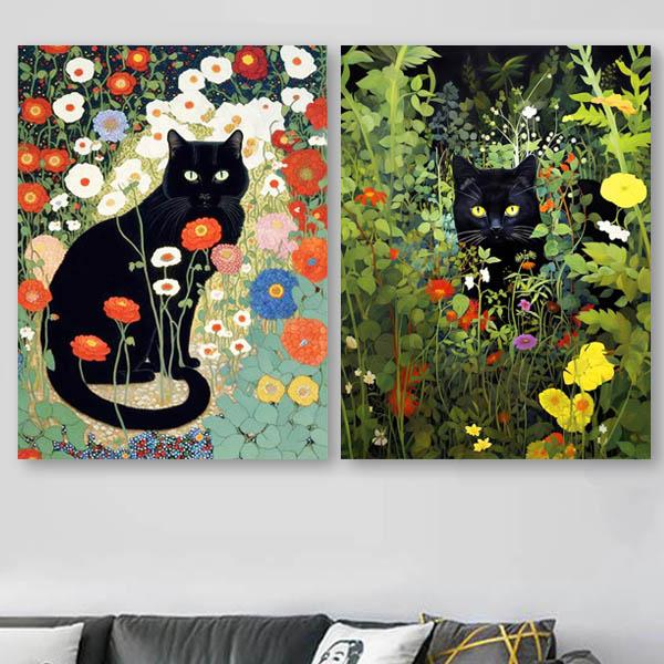 中級 フル ダイヤモンドアート キット ビーズ刺繍 クリムト ガーデン