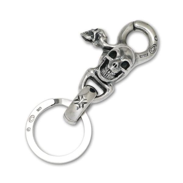 Gaboratory（ガボラトリー） キーチェーン スカル オン クリップ w