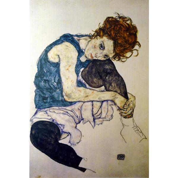 エゴン・シーレのアート作品（フレーム付き） エゴン・シーレのアート