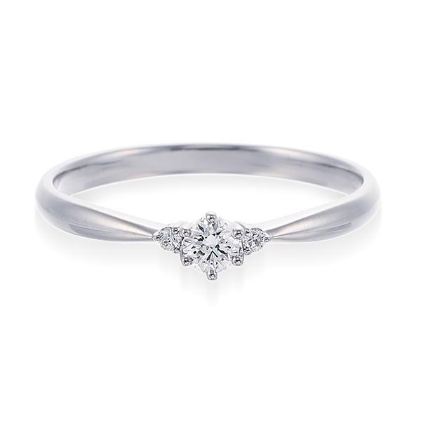 ジュエリーツツミ プラチナ鑑定書付ダイヤモンドリング（0.07カラット