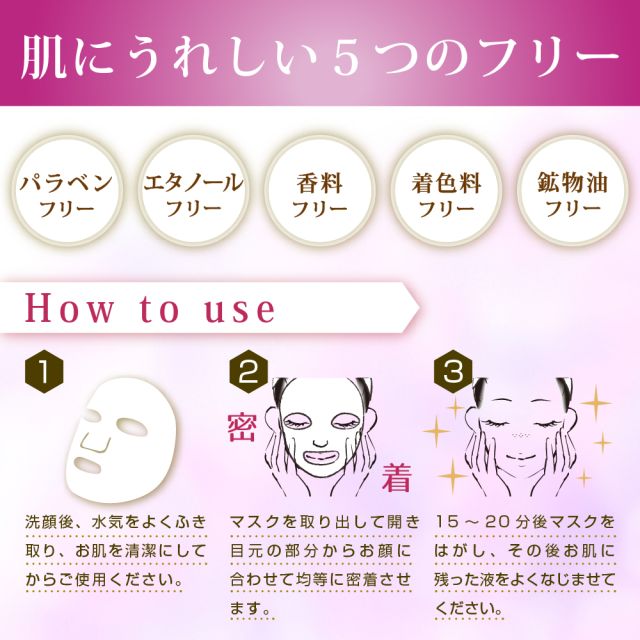 educe beauté® 薬用シワ改善＆美白マスク ＜医薬部外品＞ 7枚入