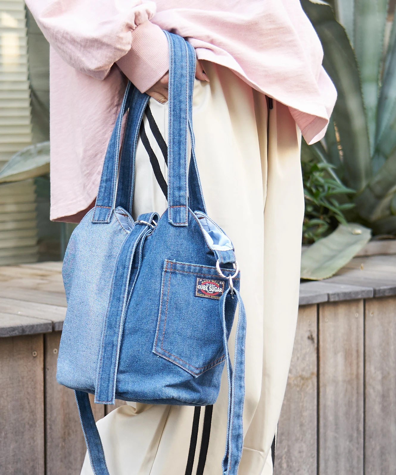 春新作】デニムパンツ リメイク 2way ミニ ショルダーバッグ