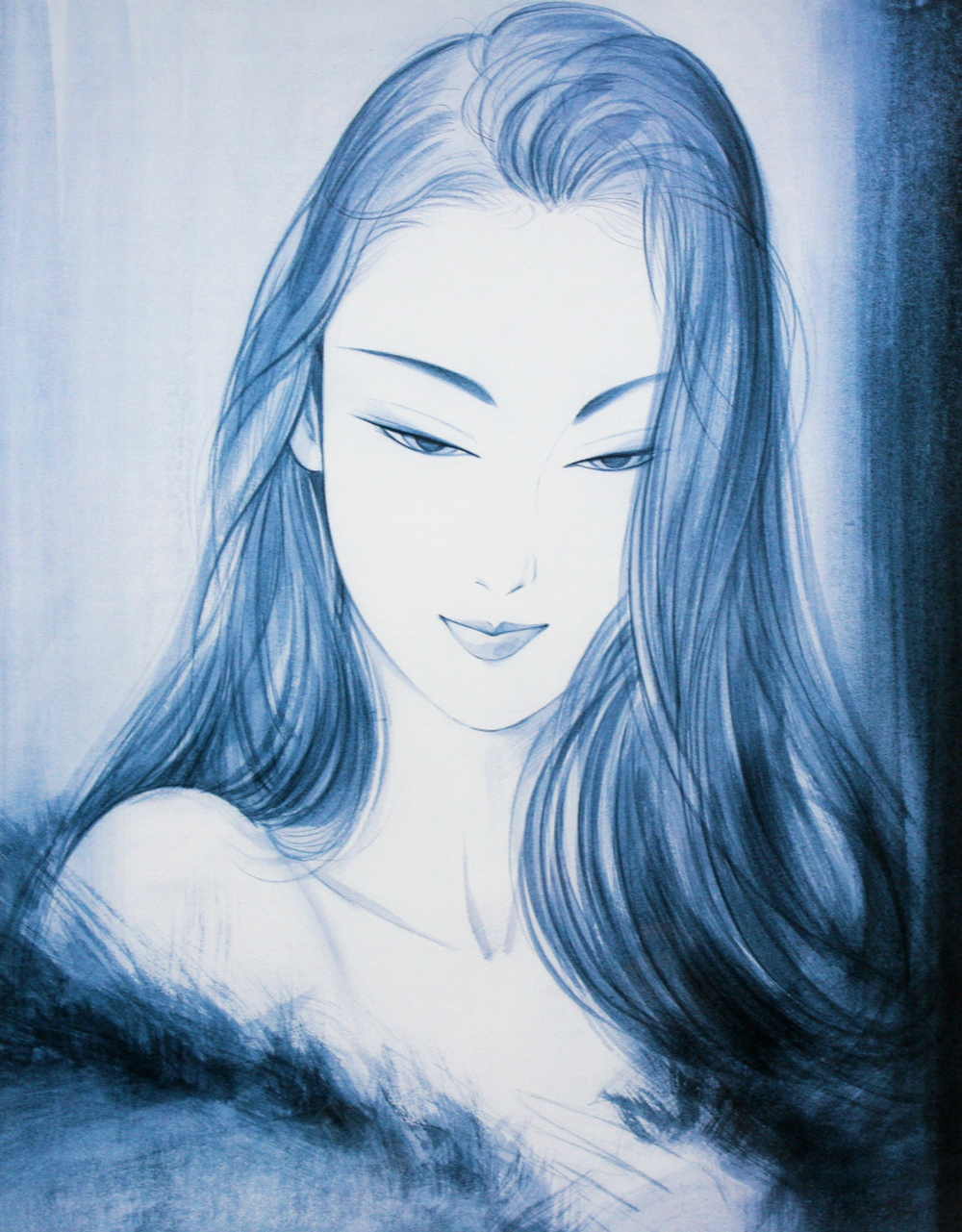 鶴田一郎「まなざし2」アートポスター | J-spirit gallery KYOTO