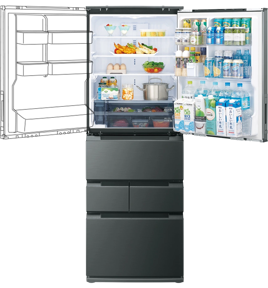 328 大人気モデル 大型冷蔵庫 SHARP どっちもドア 自動製氷機 格安