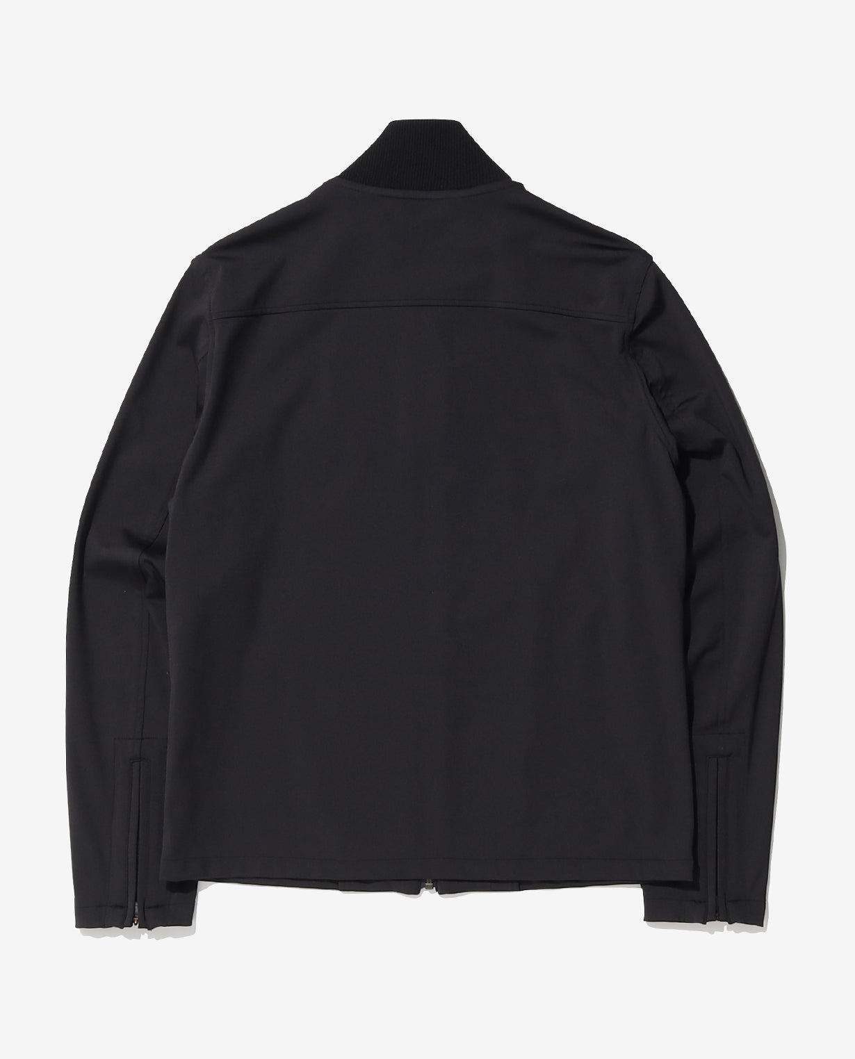 043_N 24HR-WEARABLE スタンドカラー ライダースリブブルゾン – K-3B