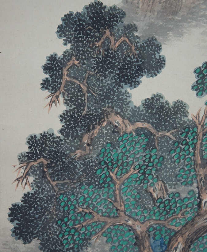 赤松雲嶺 山居幽趣図 | 掛軸(掛け軸)販売／表装ご依頼は掛軸いっぷく