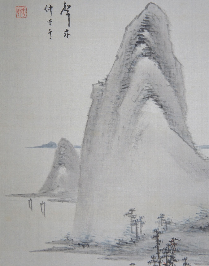 河村虹外 秋景 | 掛軸(掛け軸)販売／表装ご依頼は掛軸いっぷく掛軸