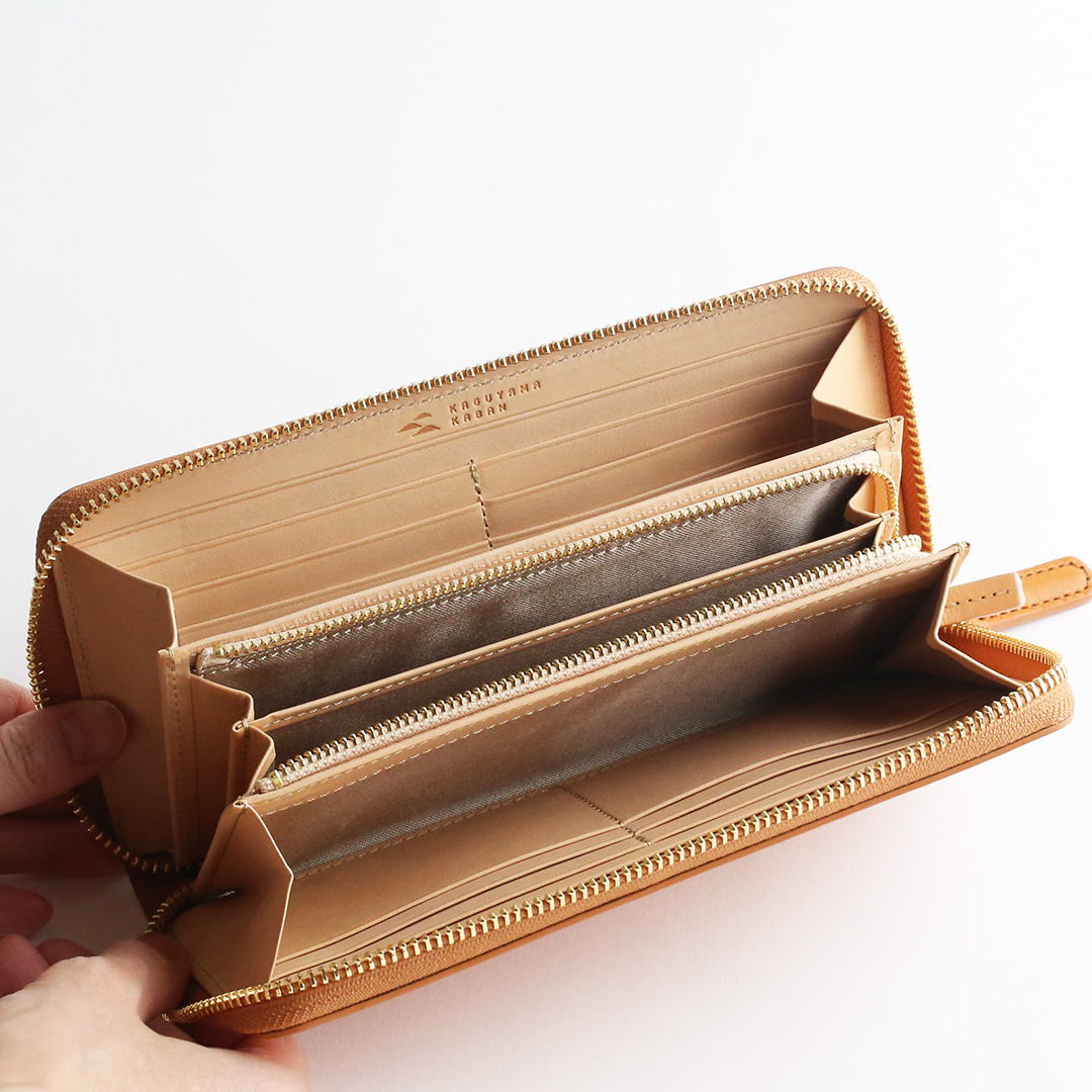 栃木レザーラウンド長財布 | 香久山鞄