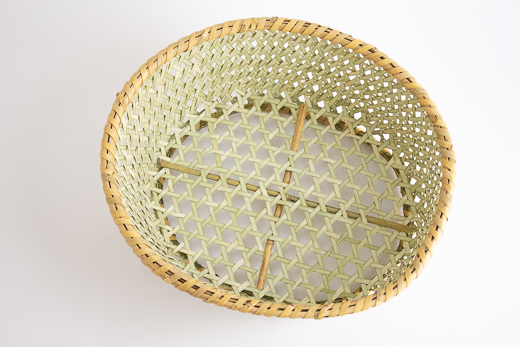 長野 根曲竹 茶碗かご (特大)