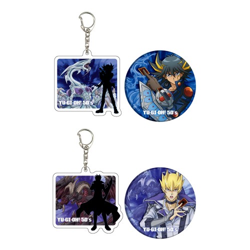 アクリルキーホルダー＆缶バッジセット「遊☆戯☆王5D's」（全2種