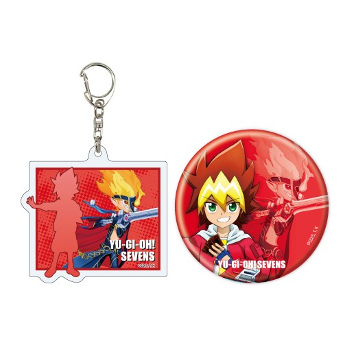 アクリルキーホルダー＆缶バッジセット「遊☆戯☆王SEVENS」(全2