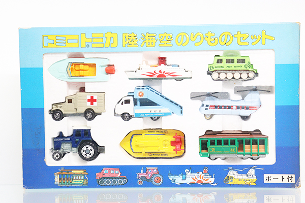 ミニカーショップ ケンボックス トミカギフトセット陸・海・空のりもの