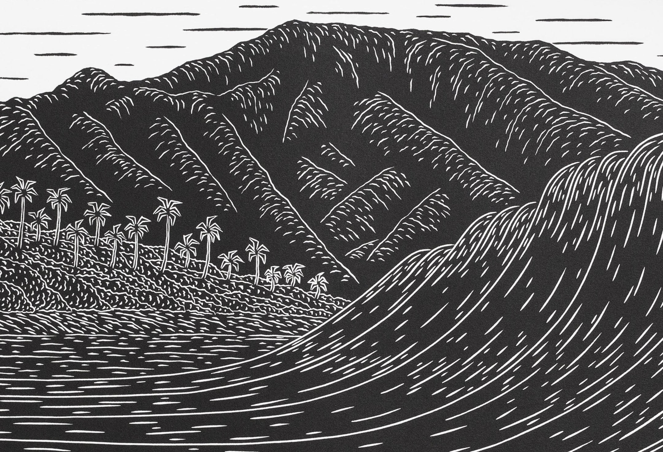 予感」オリジナル木版画 **版初版** 1/20 – Kean Arts Inc.