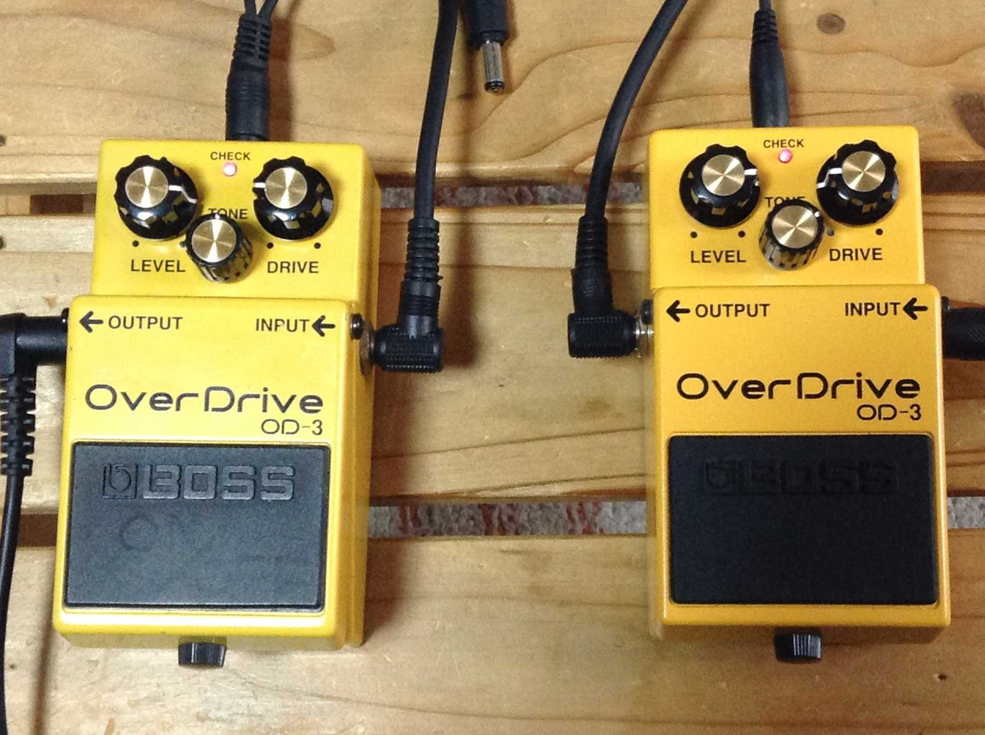 BOSS OD-3 Over Drive(色が違う？何が違う？): 昔に比べりゃ 金も入る
