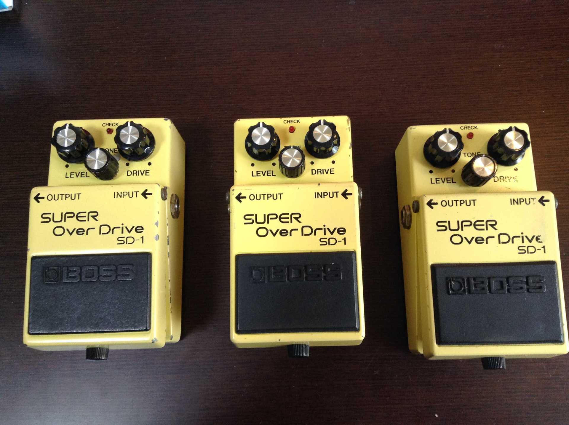 同じエフェクター：BOSS SD-1 Super Overdrive(比較記): 昔に比べりゃ