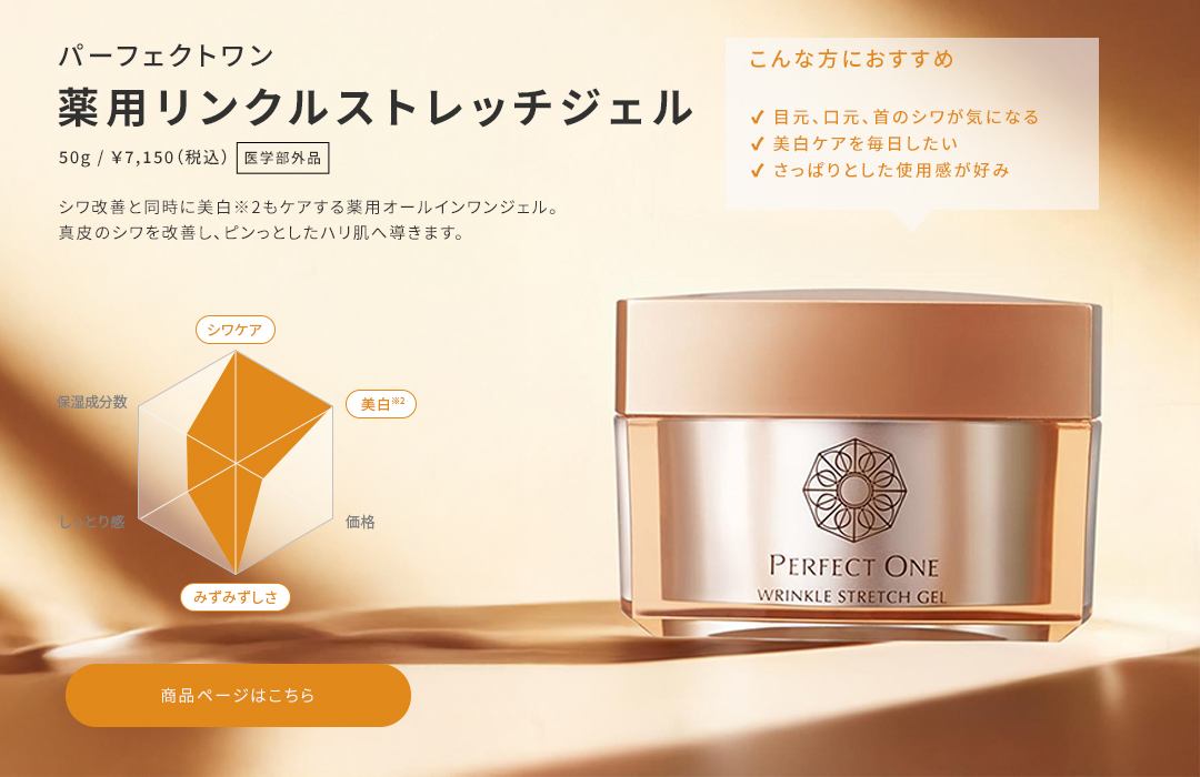 パーフェクトワン リンクルストレッチジェル 50g 2個セット