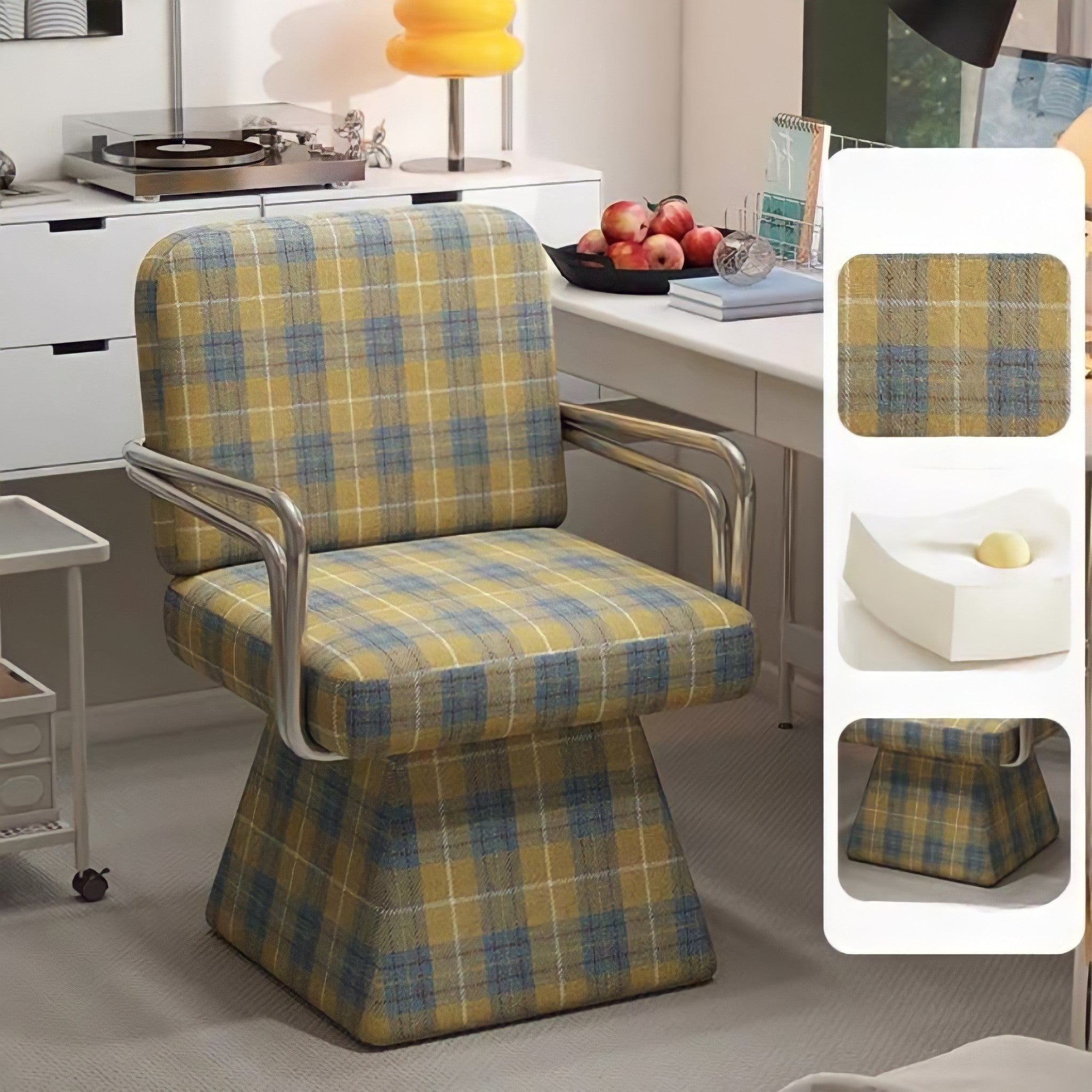 レトロモダンファブリックラウンジチェア – kocol